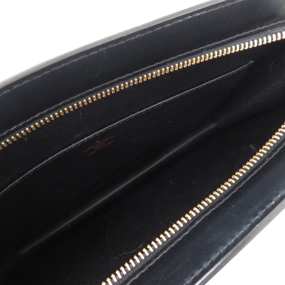 LOUIS VUITTON Clutch bag M52522 Epi Leather Noir business bag Epi Pochette Homme mens Used Authentic