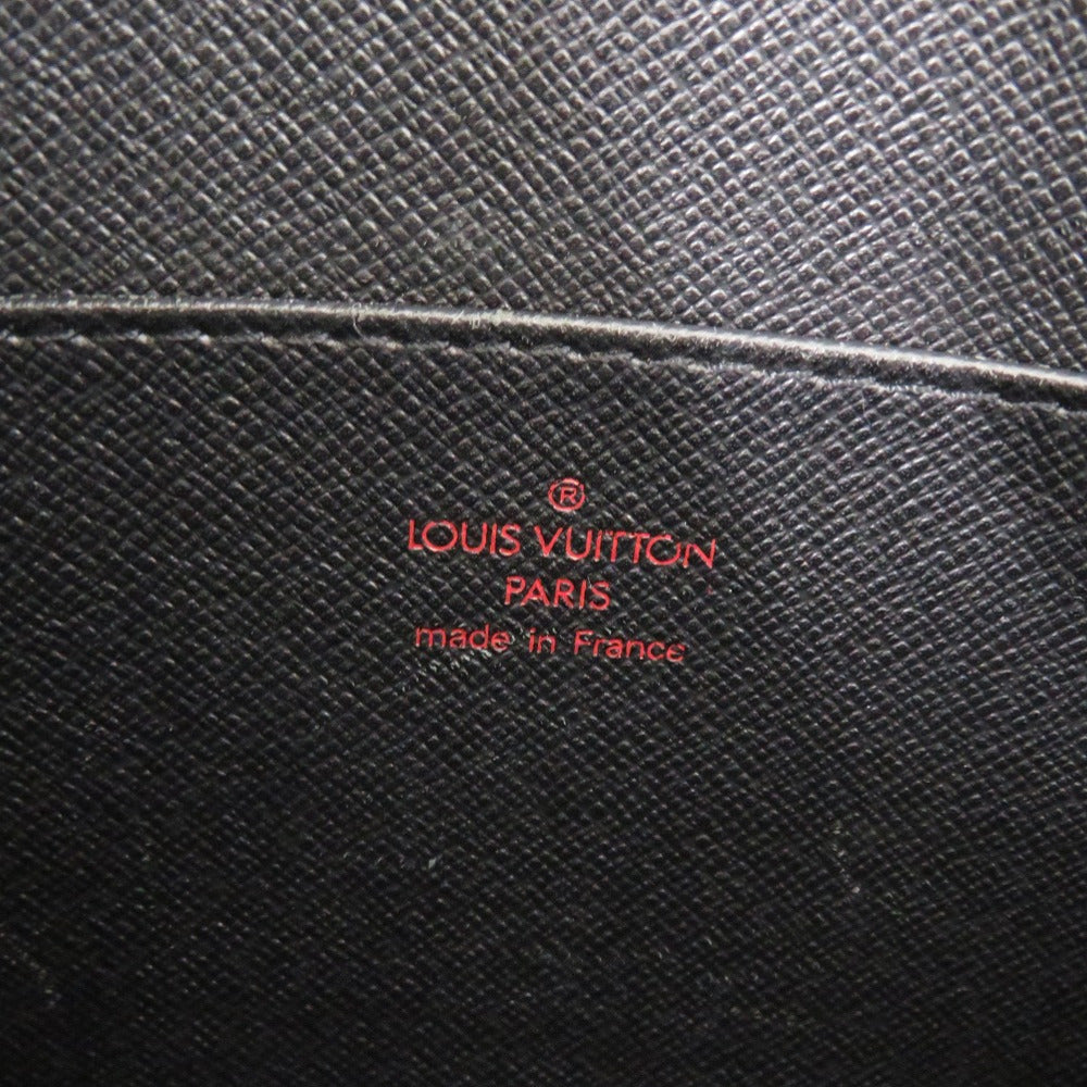 LOUIS VUITTON Clutch bag M52522 Epi Leather Noir business bag Epi Pochette Homme mens Used Authentic