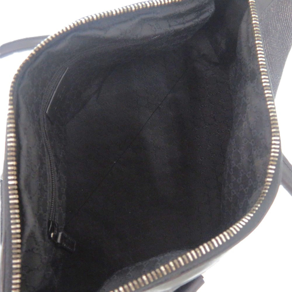 GUCCI Handbag 30458 Denim, Leather black mini Boston Duffel bag Women Used Authentic
