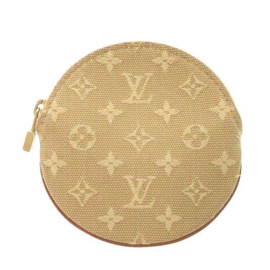 LOUIS VUITTON Coin case M92452 Monogram mini canvas beige Monogram Porto Moneron Women Used Authentic
