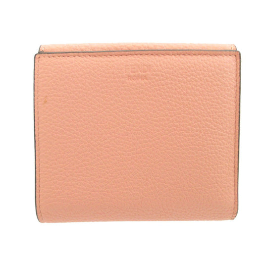 FENDI Bifold Wallet 8M0438 leather pink Peekaboo