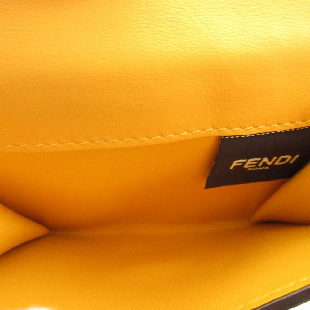 FENDI Bifold Wallet 8M0438 leather pink Peekaboo