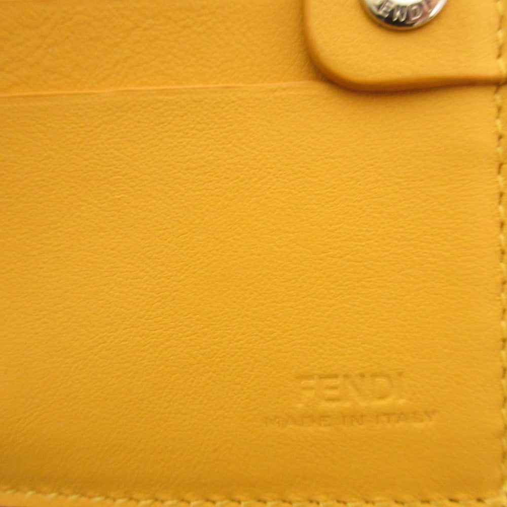 FENDI Bifold Wallet 8M0438 leather pink Peekaboo