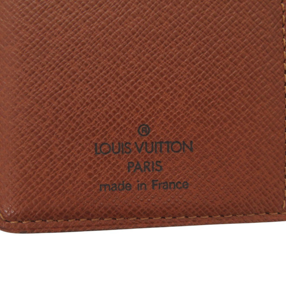 LOUIS VUITTON Bifold Wallet M61663 Monogram canvas Brown Monogram Porto Monnaie Viennois Women Used Authentic