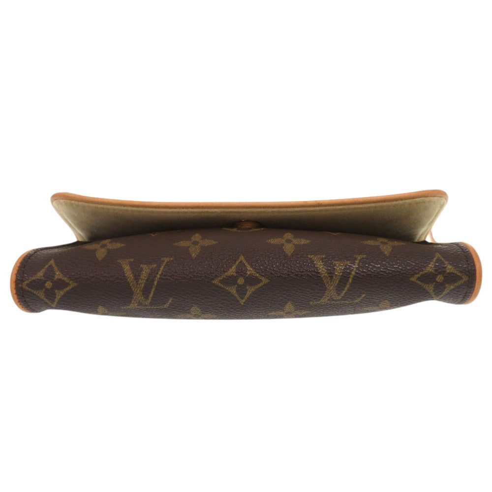 LOUIS VUITTON Shoulder Bag M51854 Monogram canvas Brown Monogram Pochette Twin PM Women Used Authentic