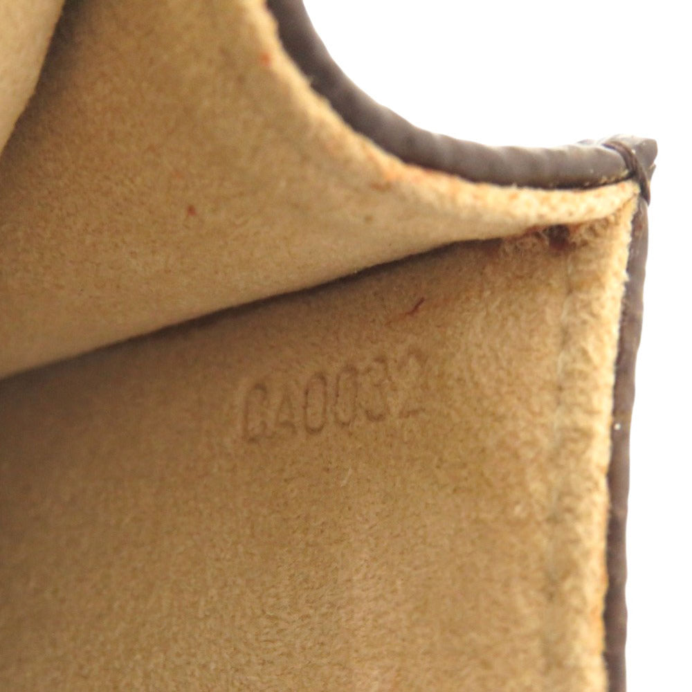 LOUIS VUITTON Shoulder Bag M51854 Monogram canvas Brown Monogram Pochette Twin PM Women Used Authentic
