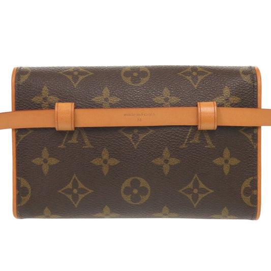 LOUIS VUITTON Waist bag M51855 Monogram canvas Brown Monogram Pochette Florentine Women Used Authentic
