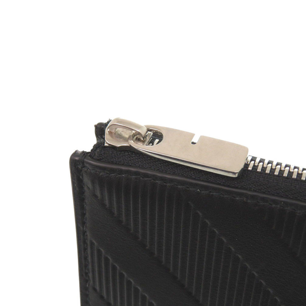 BURBERRY Clutch bag leather black Pouch mens Used Authentic