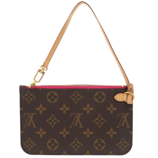 LOUIS VUITTON Pouch M41245 PVC Brown Monogram Neverfull Pouch for PM