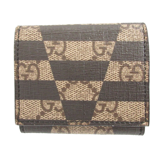 GUCCI Coin case 406565 GG canvas, leather beige GG Kaleido