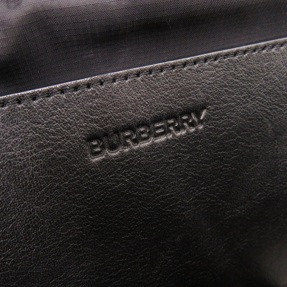 BURBERRY Sling bag 8014603 Nylon black Logo print unisex(Unisex) Used Authentic