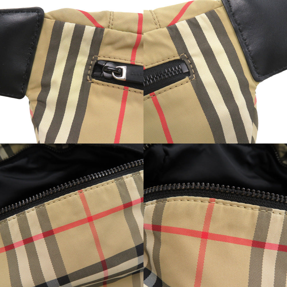 BURBERRY Sling bag 8014715 Nylon beige check unisex(Unisex) Used Authentic