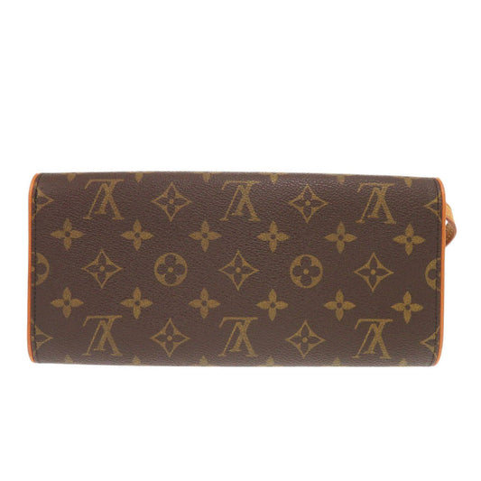 LOUIS VUITTON Shoulder Bag M51852 Monogram canvas Brown Monogram Pochette Twin GM
