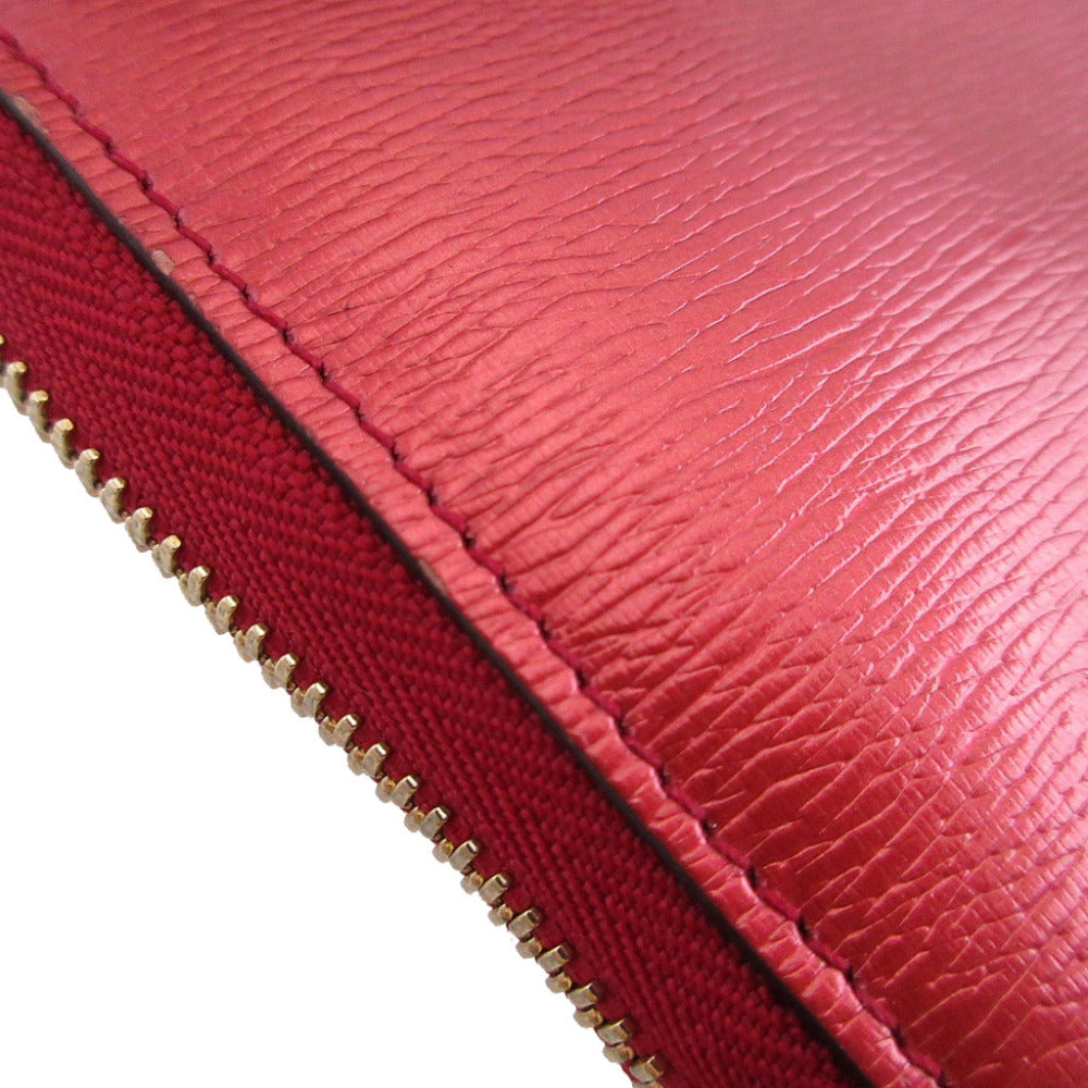 GUCCI Long Wallet Purse 308005 leather Red Heart Interlocking
