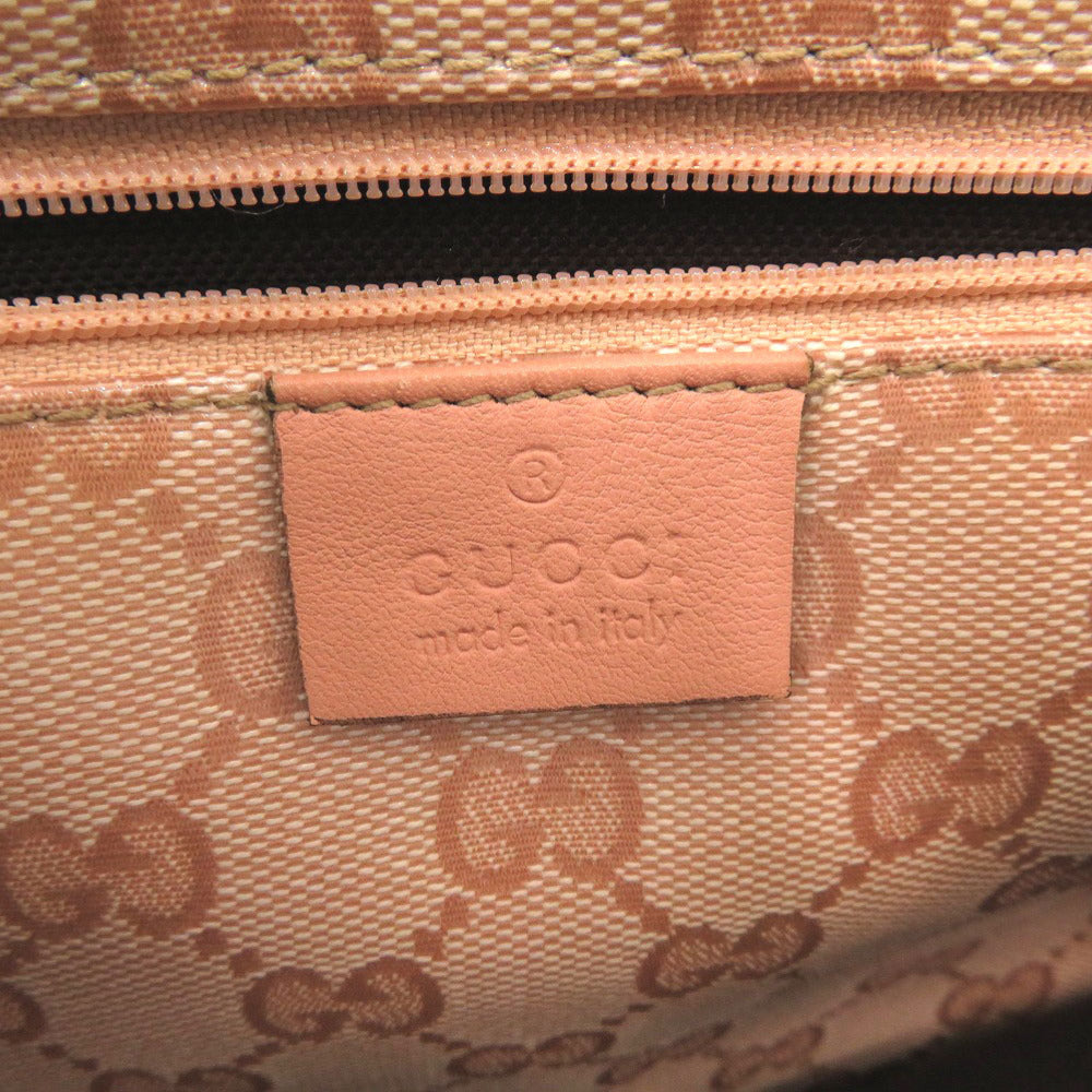 GUCCI Handbag 141470 Coated canvas pink GG crystal Women Used Authentic