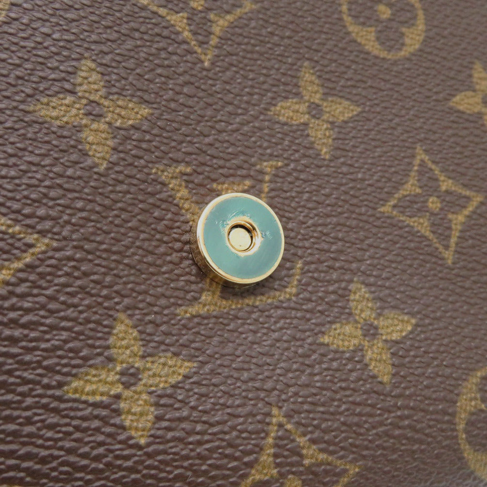 LOUIS VUITTON Shoulder Bag M51852 Monogram canvas Brown Monogram Pochette Twin GM Women Used Authentic