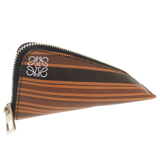 LOEWE Coin case Calfskin Brown
