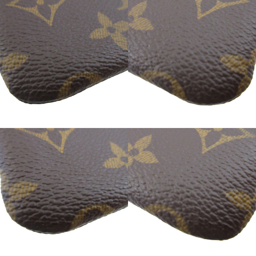 LOUIS VUITTON Coin case M62650 Monogram canvas Brown Pochette Cre