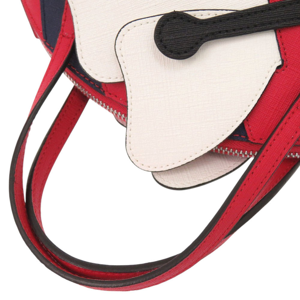 GUCCI Handbag 432695 leather Red Chilled license Women Used Authentic