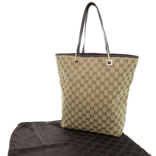 GUCCI Tote Bag 002 1098 001998 GG canvas beige Women Used Authentic