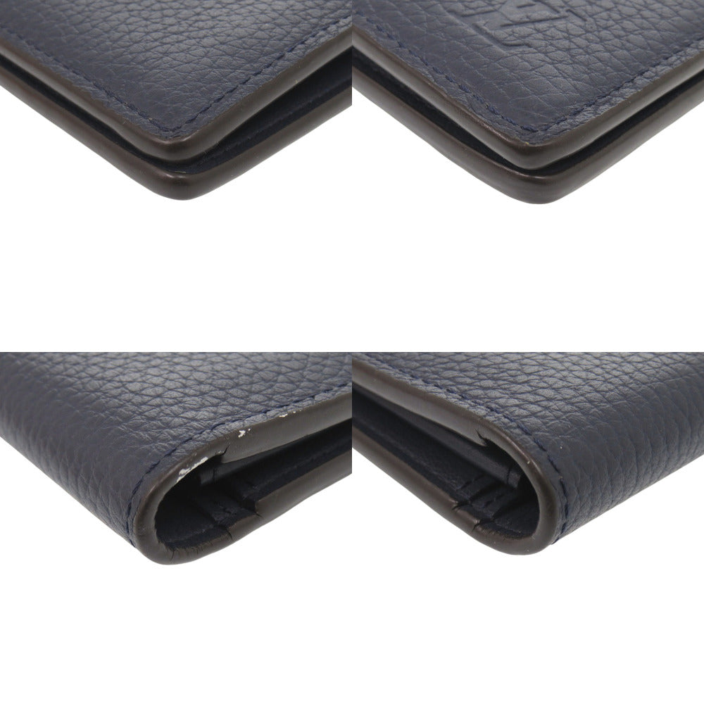 LOUIS VUITTON Long Wallet Purse M58818 leather Ocan Portefeuille Braza mens Used Authentic