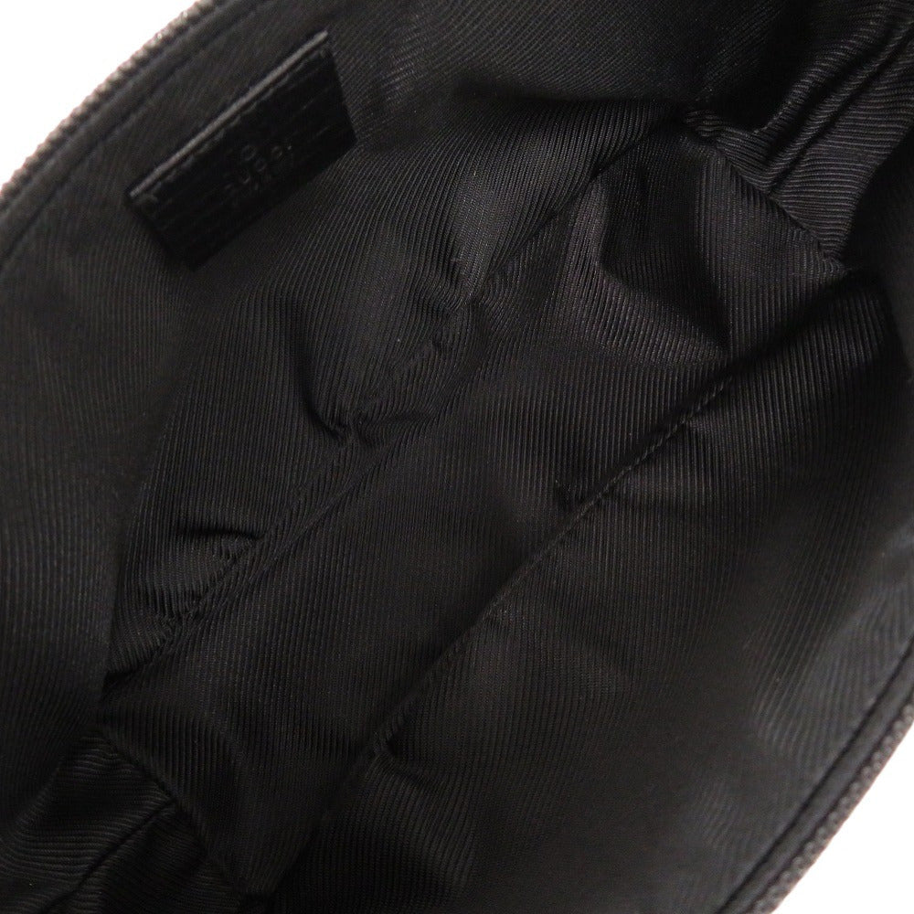 GUCCI Handbag 07198 GG canvas black Accessory pouch Women Used Authentic