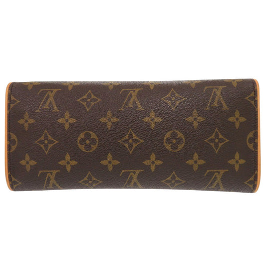 LOUIS VUITTON Shoulder Bag M51852 Monogram canvas Brown Monogram Pochette Twin GM Women Used Authentic