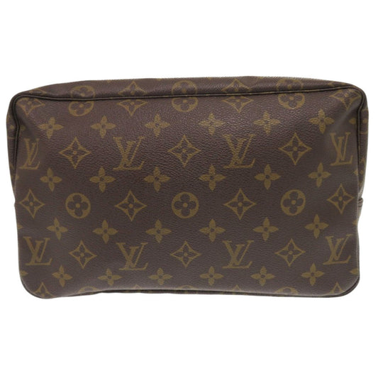 LOUIS VUITTON business bag M47522 Monogram canvas Brown Monogram Truth Cracking Ty 28 mens Used Authentic