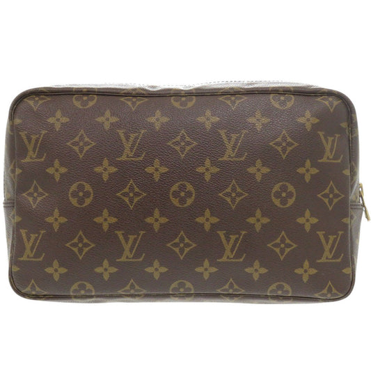 LOUIS VUITTON business bag M47522 Monogram canvas Brown Monogram Truth Cracking Ty 28 mens Used Authentic