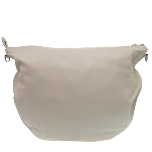 GUCCI Shoulder Bag 243308 002123 leather Ivory one belt messenger bag Women Used Authentic