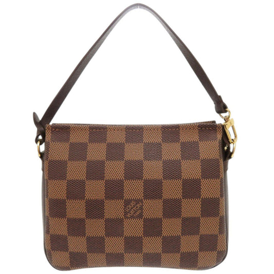 LOUIS VUITTON Handbag N51982 Damier canvas Brown Damier Truth makeup Women Used Authentic