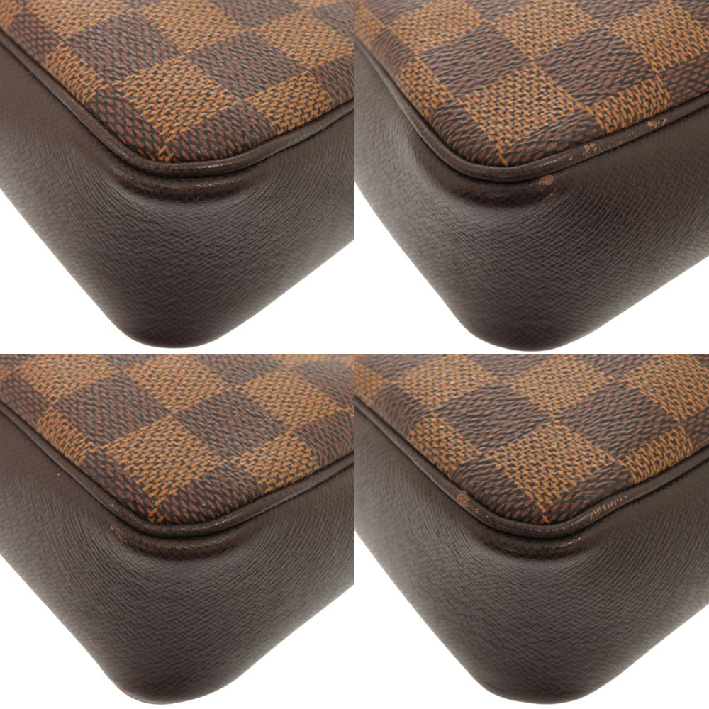 LOUIS VUITTON Handbag N51982 Damier canvas Brown Damier Truth makeup Women Used Authentic