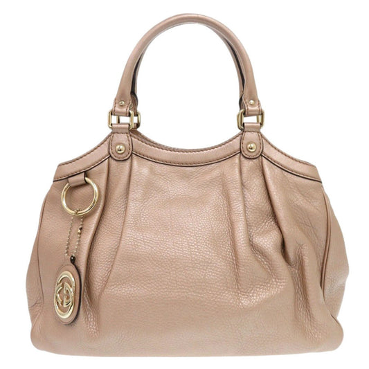GUCCI Handbag 211944 leather beige Sookie Tote Bag
