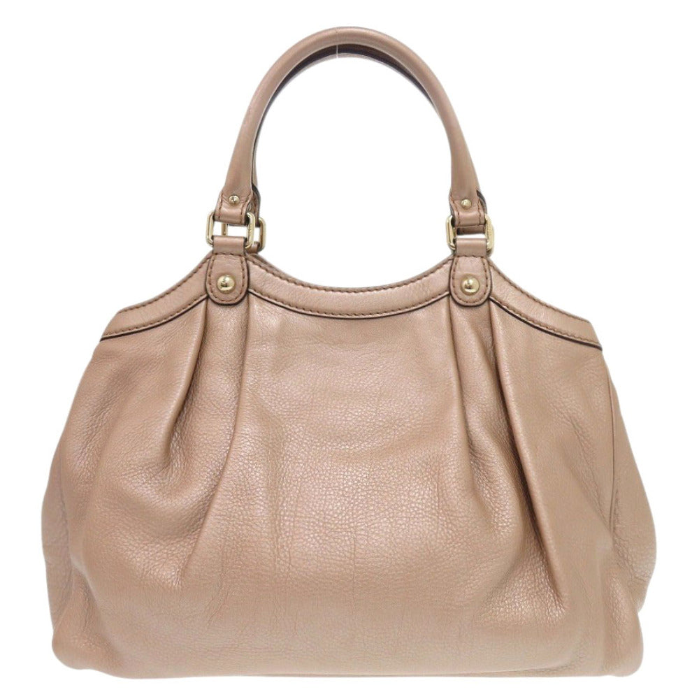 GUCCI Handbag 211944 leather beige Sookie Tote Bag