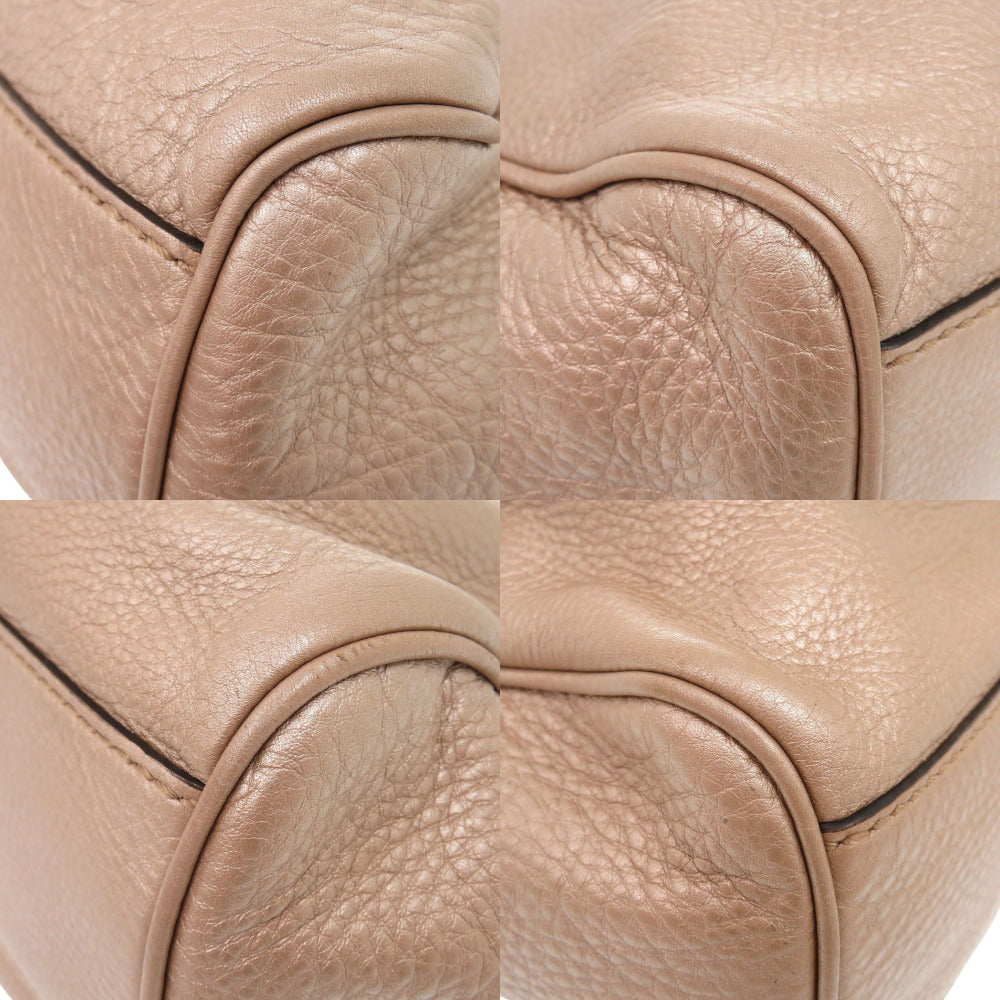 GUCCI Handbag 211944 leather beige Sookie Tote Bag