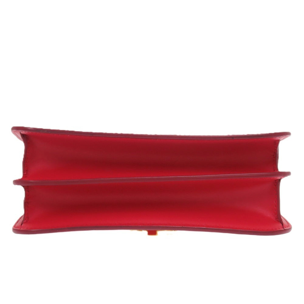 BURBERRY Shoulder Bag leather Red