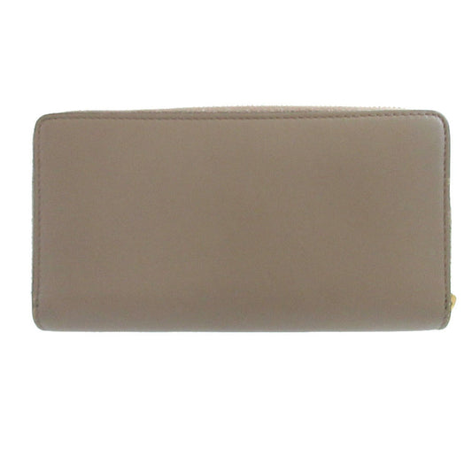 GUCCI Long Wallet Purse 453158 leather beige