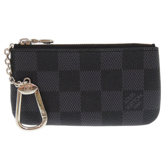 LOUIS VUITTON Coin case N60155 Damier Grafitto Canvas black Damier Graphite Pochette Cre