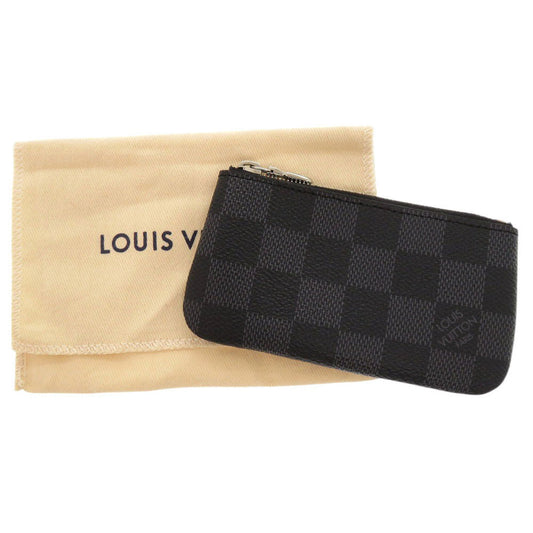 LOUIS VUITTON Coin case N60155 Damier Grafitto Canvas black Damier Graphite Pochette Cre