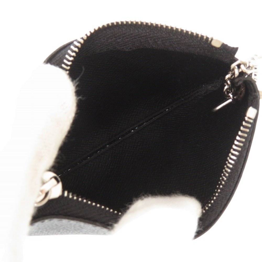 LOUIS VUITTON Coin case N60155 Damier Grafitto Canvas black Damier Graphite Pochette Cre