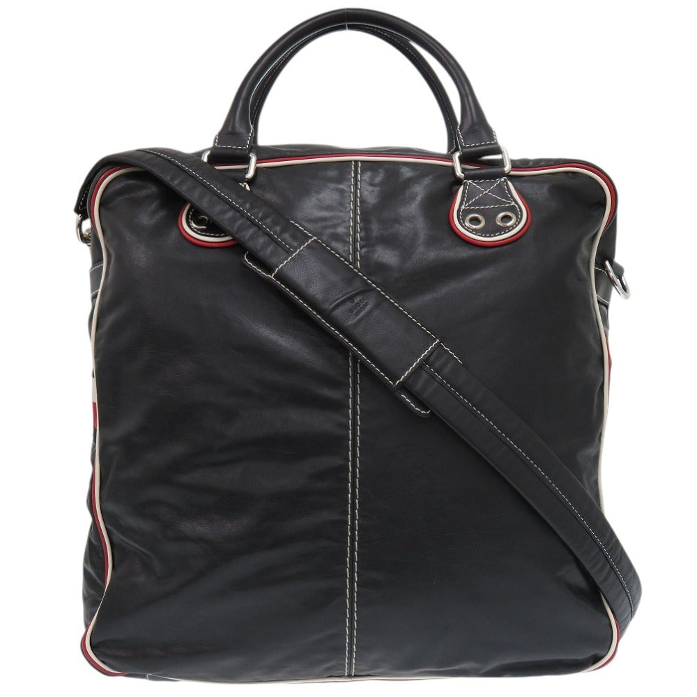 GUCCI Shoulder Bag 194458 leather black
