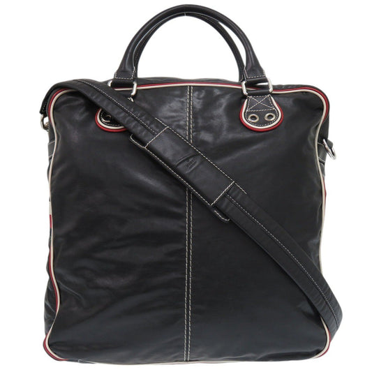 GUCCI Shoulder Bag 194458 leather black