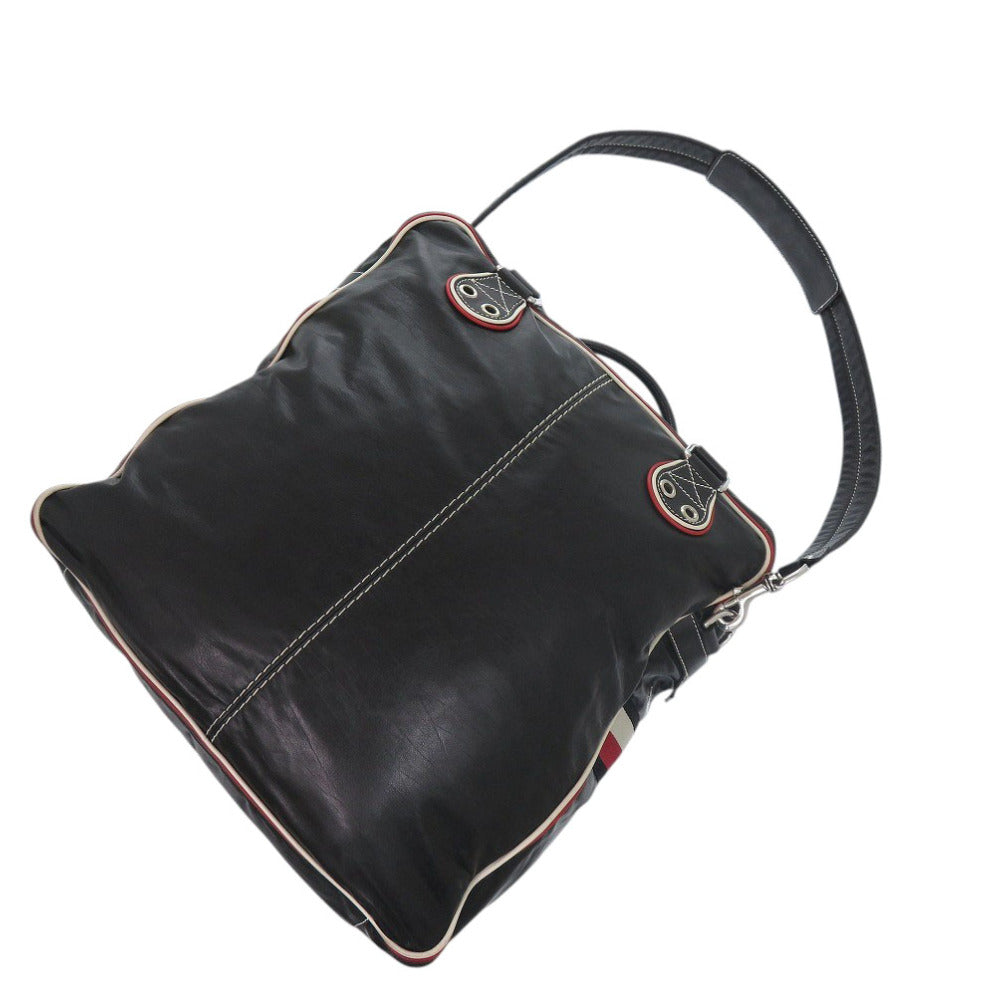 GUCCI Shoulder Bag 194458 leather black