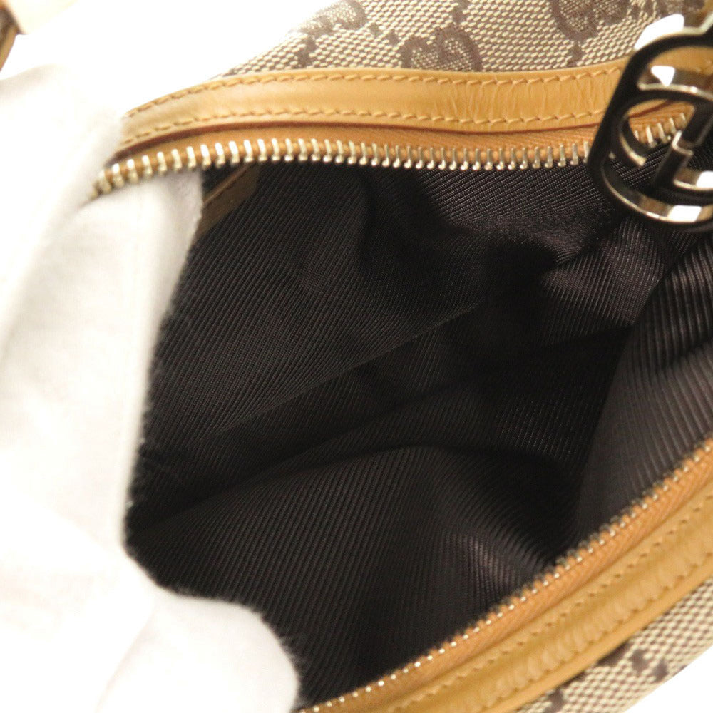 GUCCI Shoulder Bag 001 3812 GG canvas, leather beige