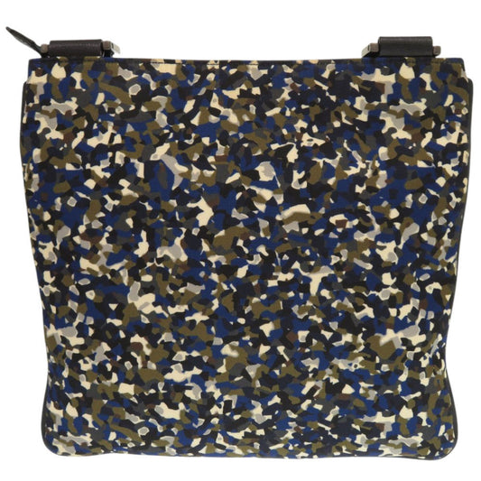 FENDI Shoulder Bag 7VA369-6DZ Nylon, Leather Black type mens Used Authentic