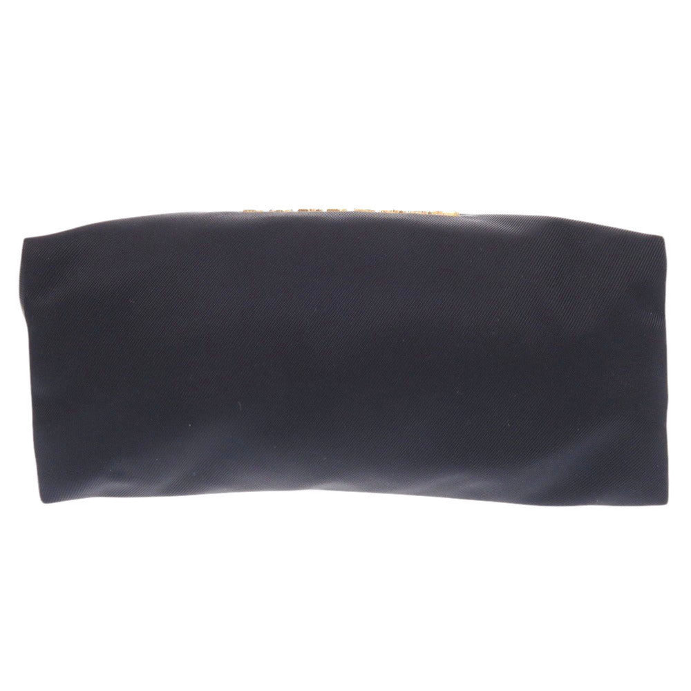 BURBERRY Pouch Nylon Navy Cosmetics Pouch Women Used Authentic