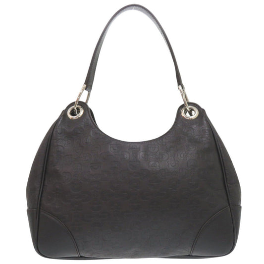 GUCCI Shoulder Bag 257265 leather black