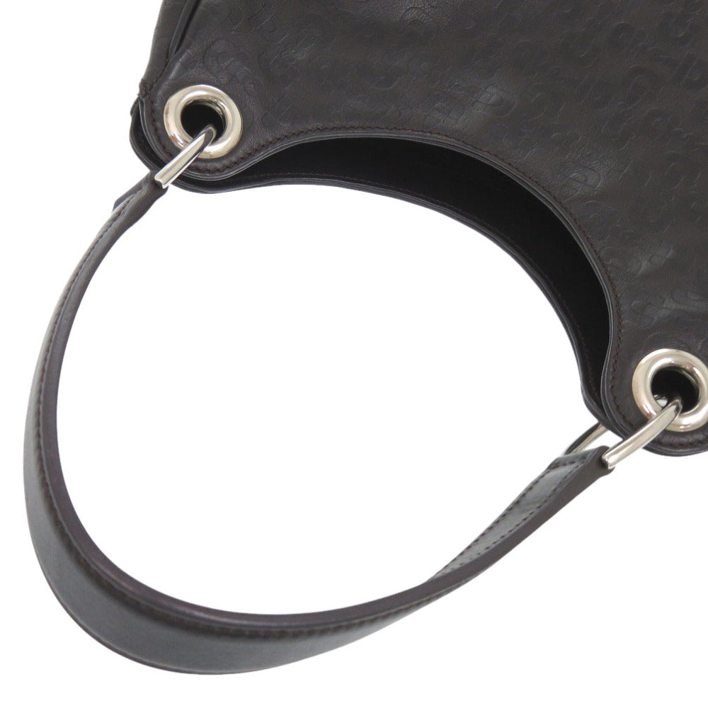 GUCCI Shoulder Bag 257265 leather black