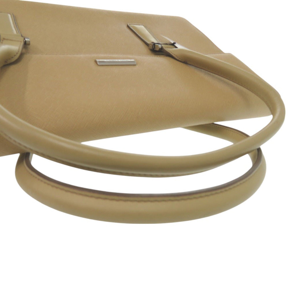 BURBERRY Handbag PVC beige