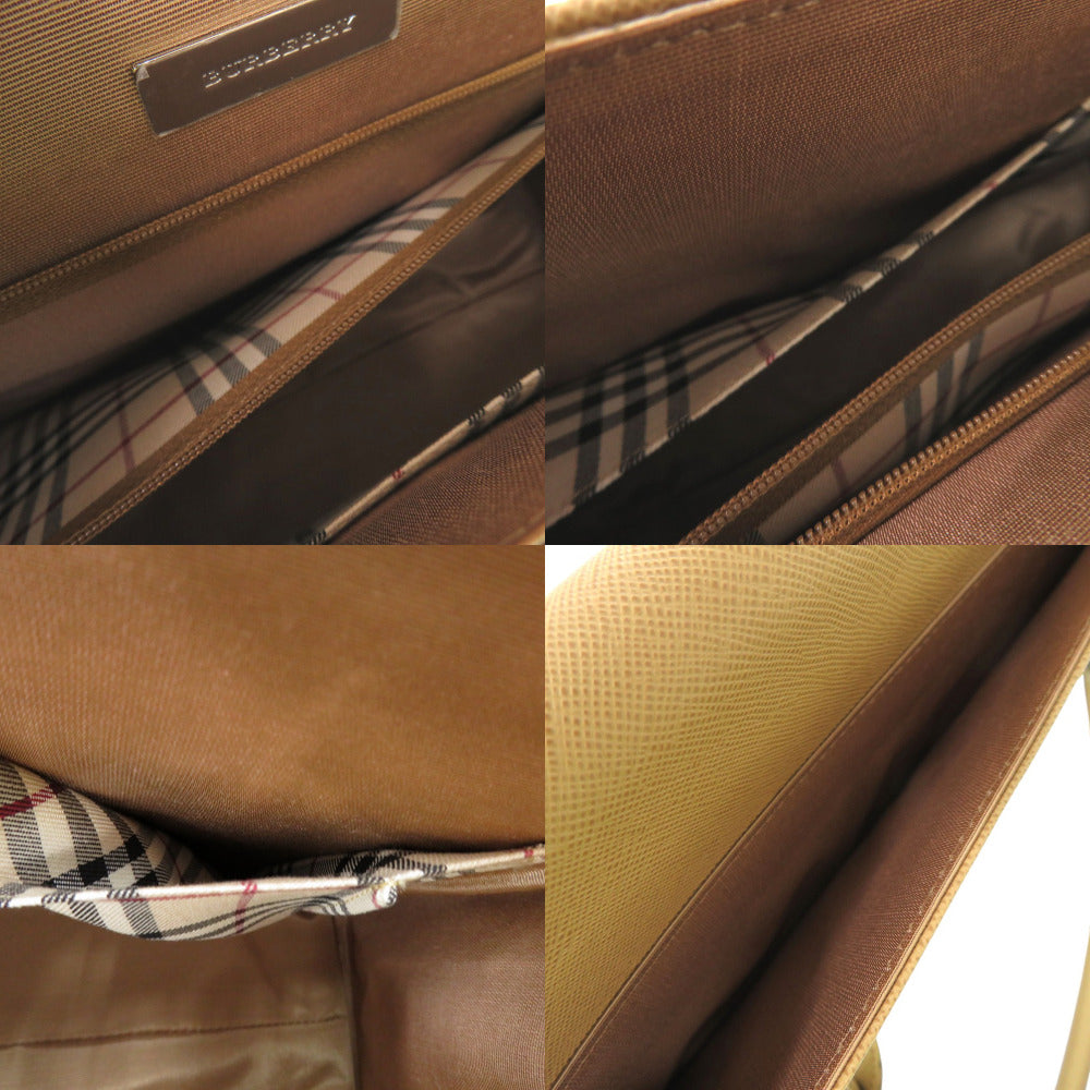 BURBERRY Handbag PVC beige